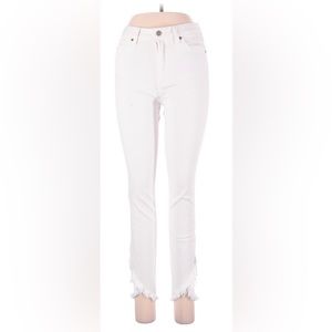 Fringe White Skinny Jean